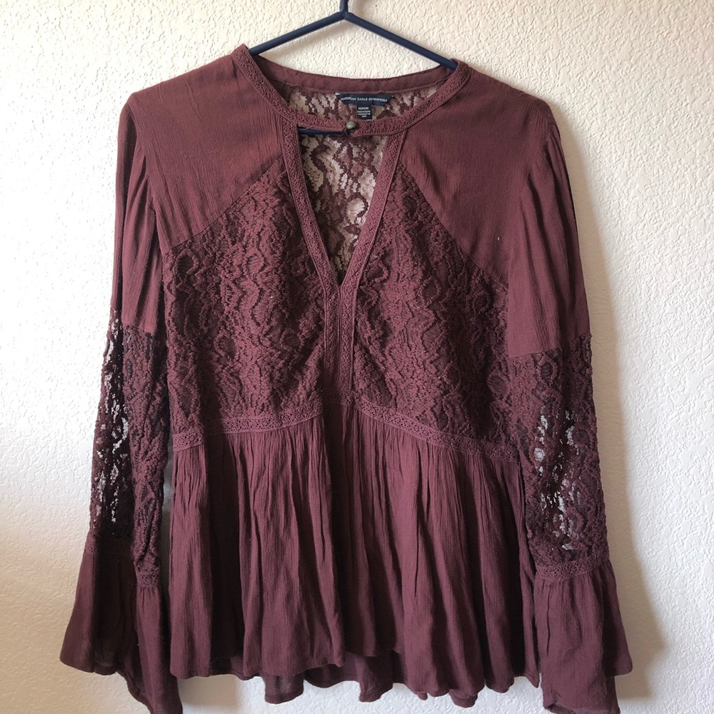 Maroon Blouse